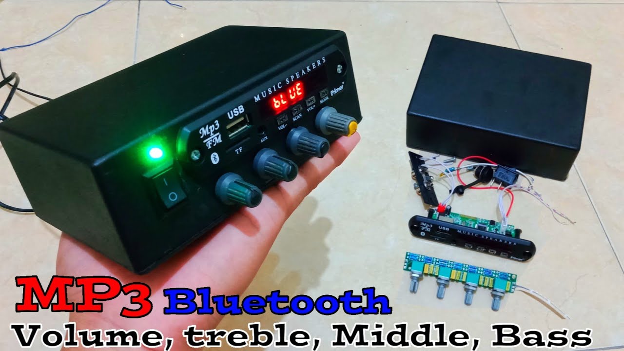 Cara Merakit Mp3 Bluetooth Tone Control Plus MIDDLE