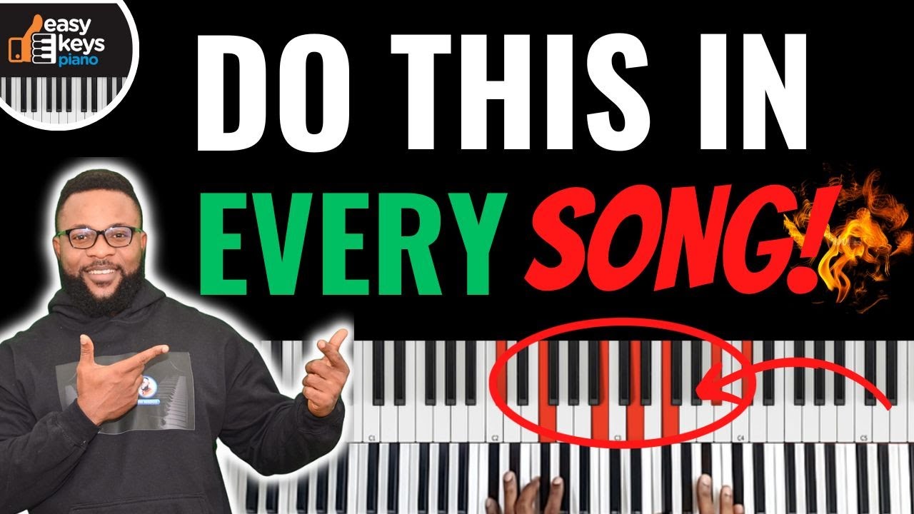 The Universal Gospel Passing Chord Technique that works in any song Chord progression: Beginners.