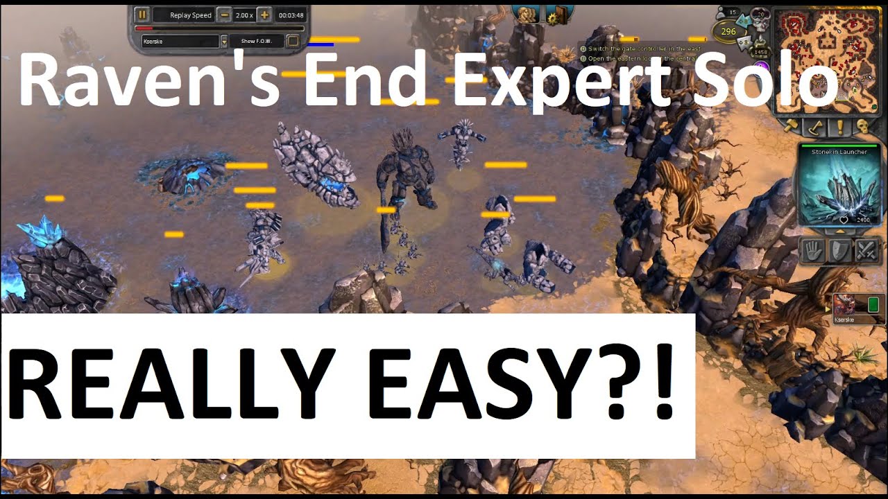 Battleforge/Skylords Reborn Raven's End Expert Solo 39 Mins