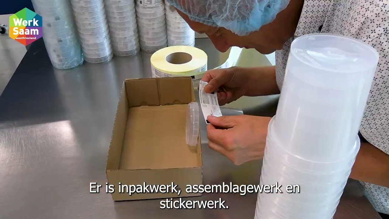 Verpakken afdeling Prikkelarm - Beschut werk bij WerkSaam