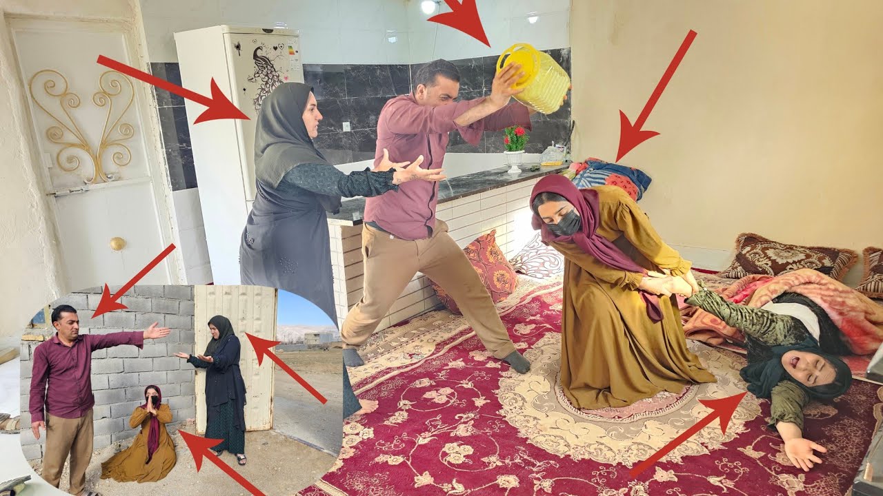 معجزه عسلThe arrival of the second wife's family so that the second wife can enter the house