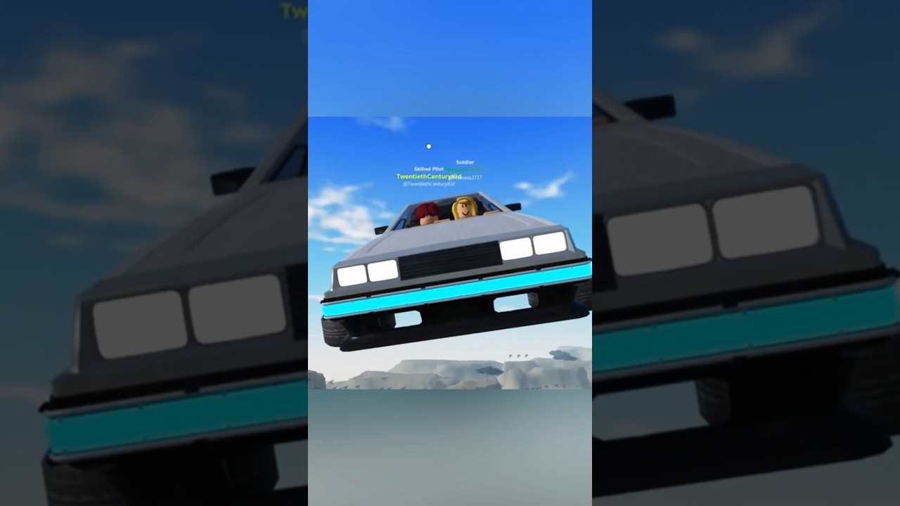 Back to the Future (Roblox Edition) #shorts #shorts