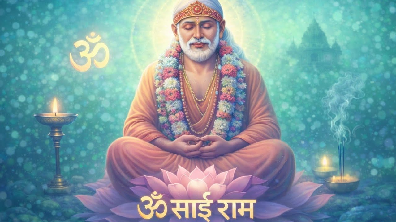 ॐ साईं श्री साईं जय जय साईं 🙏 || Most Powerful Sai Baba Mantra for Peace & Blessings