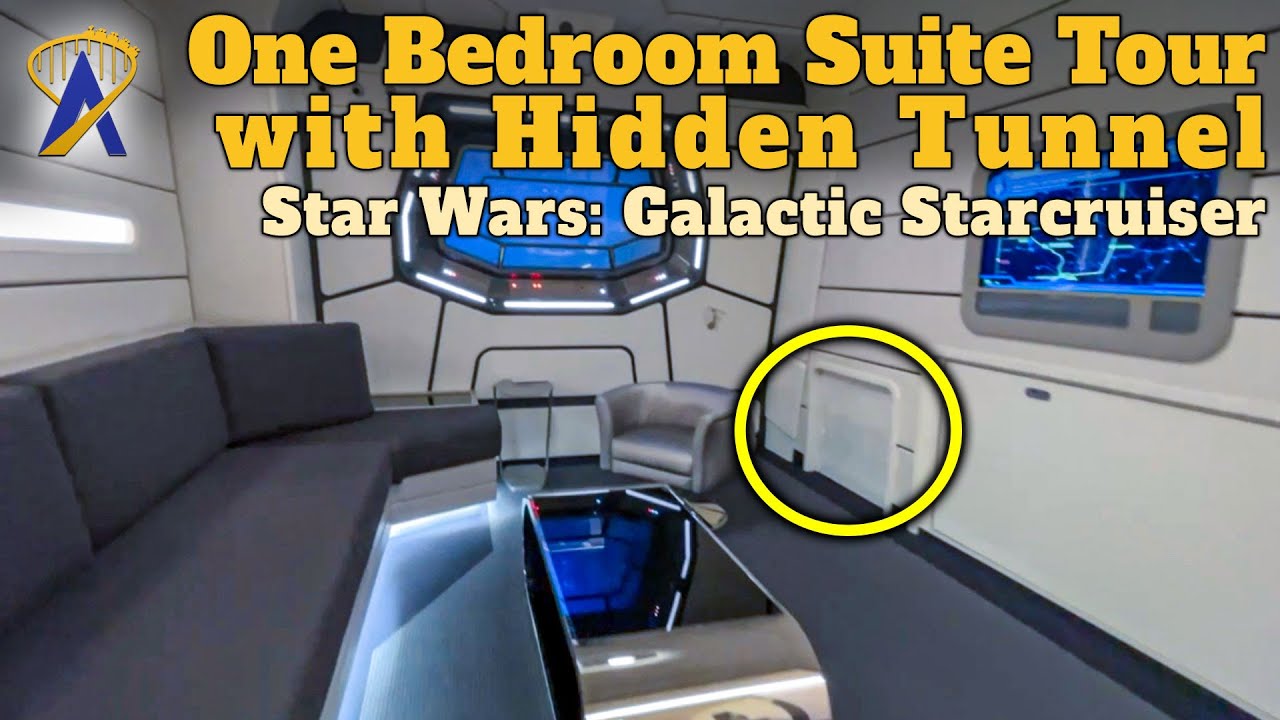Star Wars: Galactic Starcruiser One Bedroom Suite Tour with Hidden Secret Tunnel