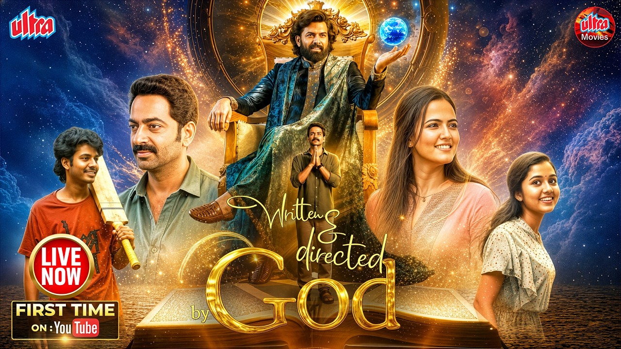 Written & Directed by God (2025) Hindi (4K) Full Movie | South Comedy Drama Movie | Sunny Wayne