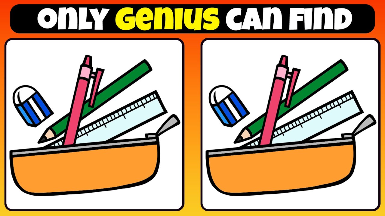 ONLY GENIUS CAN FIND | Find 3 Differences👀