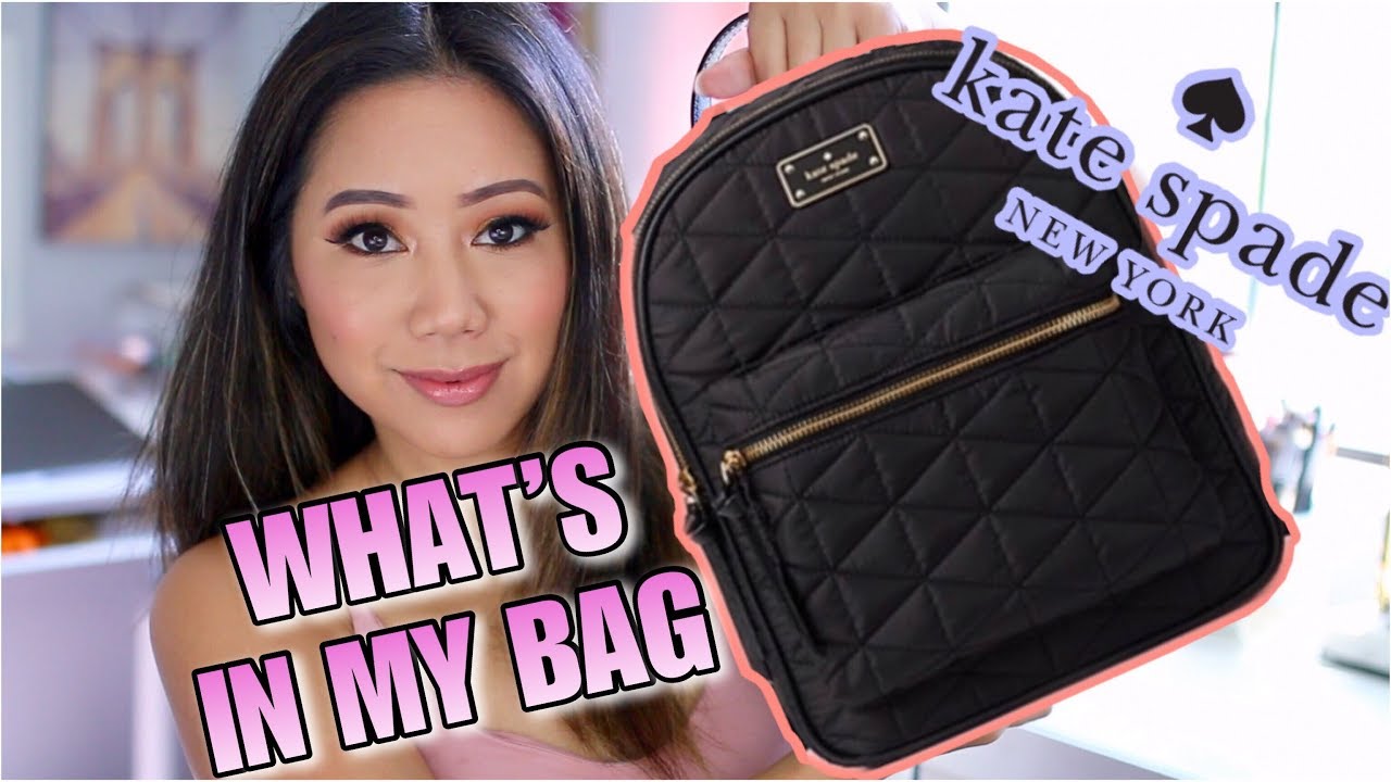 WHAT'S IN MY BAG? KATE SPADE BACKPACK