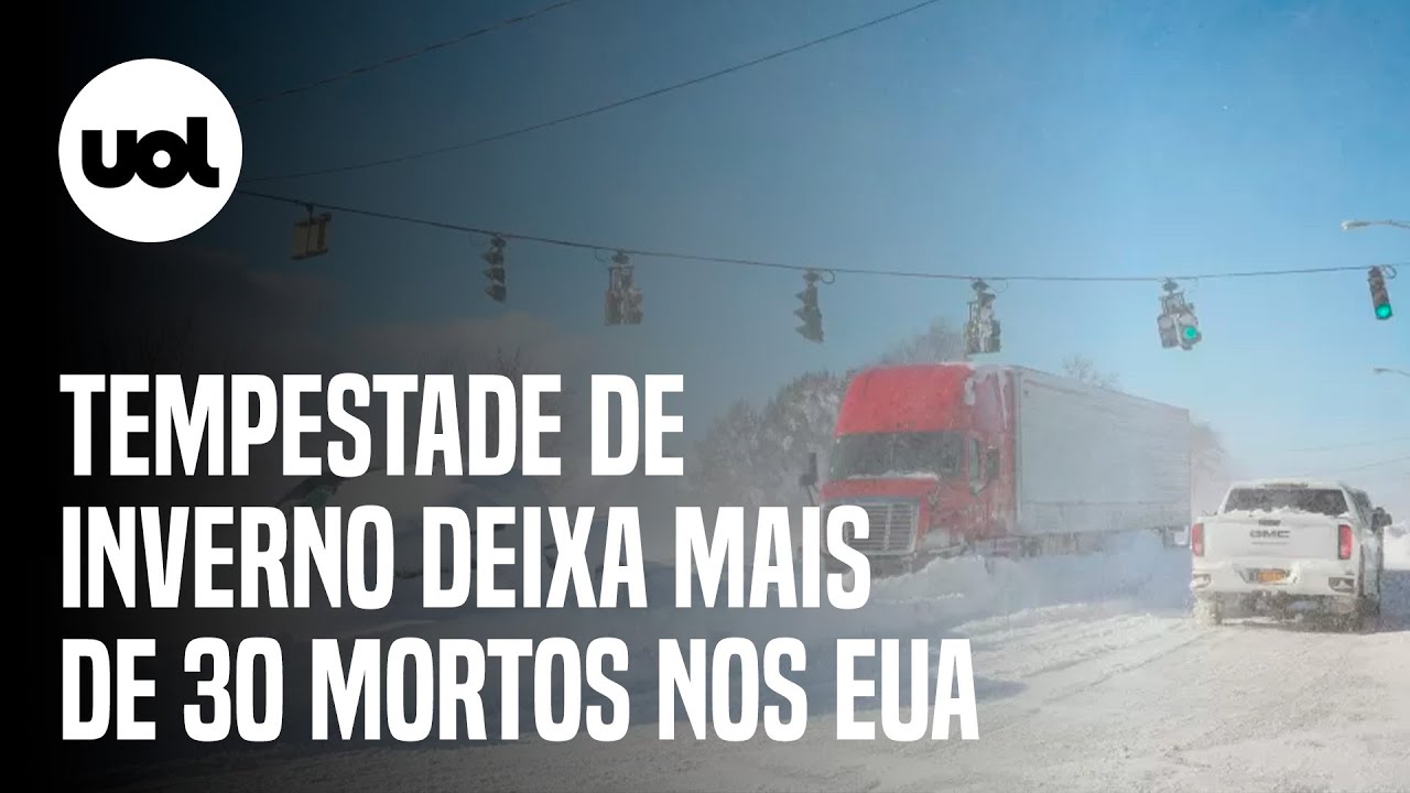 Tempestade nos EUA deixa mais de 30 mortos; Nova York &eacute; o estado mais atingido