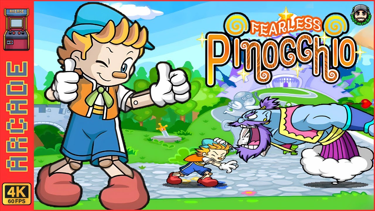 ✅ FEARLESS PINOCCHIO ( ARCADE / 2006 ) PINOCCHIO ALL ENDINGS - 4K HD 60 FPS 🔴
