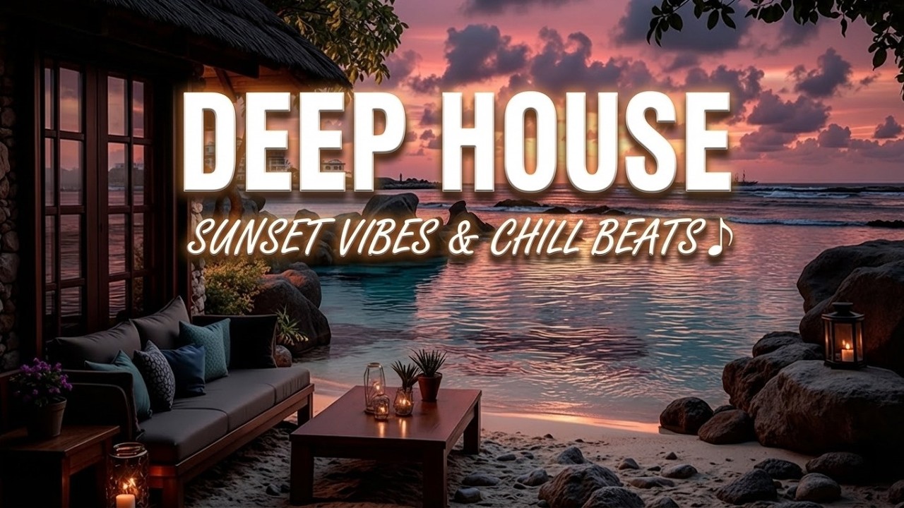 Deep House Playlist | Smooth Sunset Vibes for Relaxation and Study 🌅