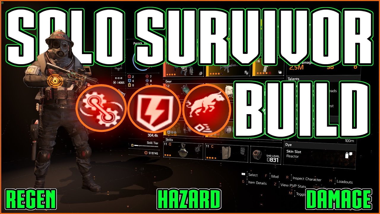 The Division 2 | Crazy Strong Regen Build In Tu10!! | My Best Solo Build!!