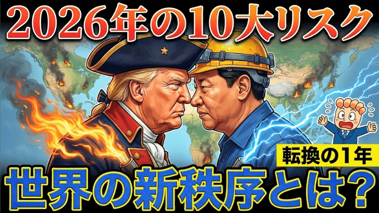 2026年の10大リスクを解説します【世界は新秩序へ】