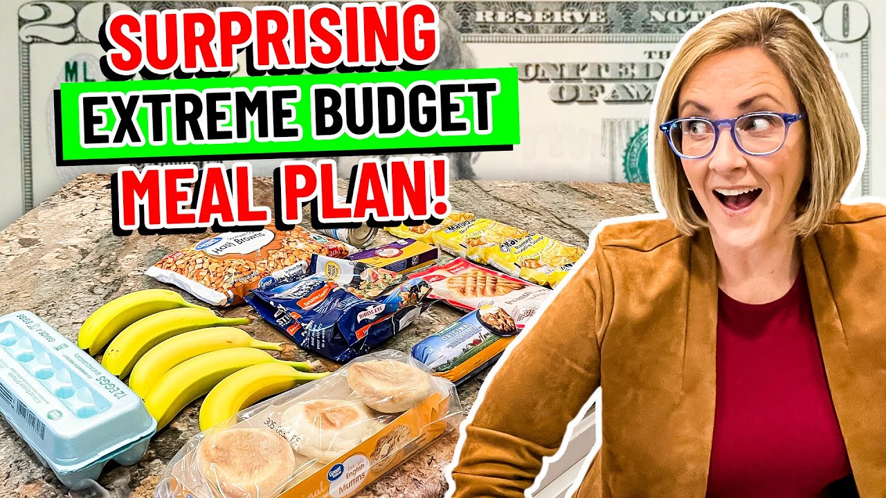 The EASIEST Extreme Budget Meal Plan to Tame the Grocery Budget