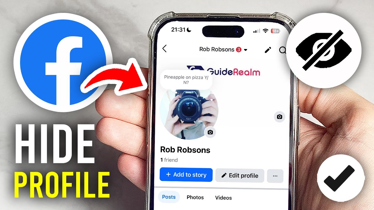How To Hide Your Facebook Profile - Full Guide