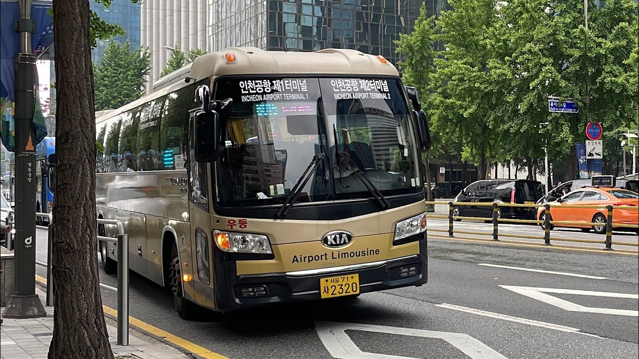 (원속도 주행) 서울 공항버스 Seoul Airport Bus 6015 명동역 Myeong-dong Stn → 인천공항 Incheon Airport