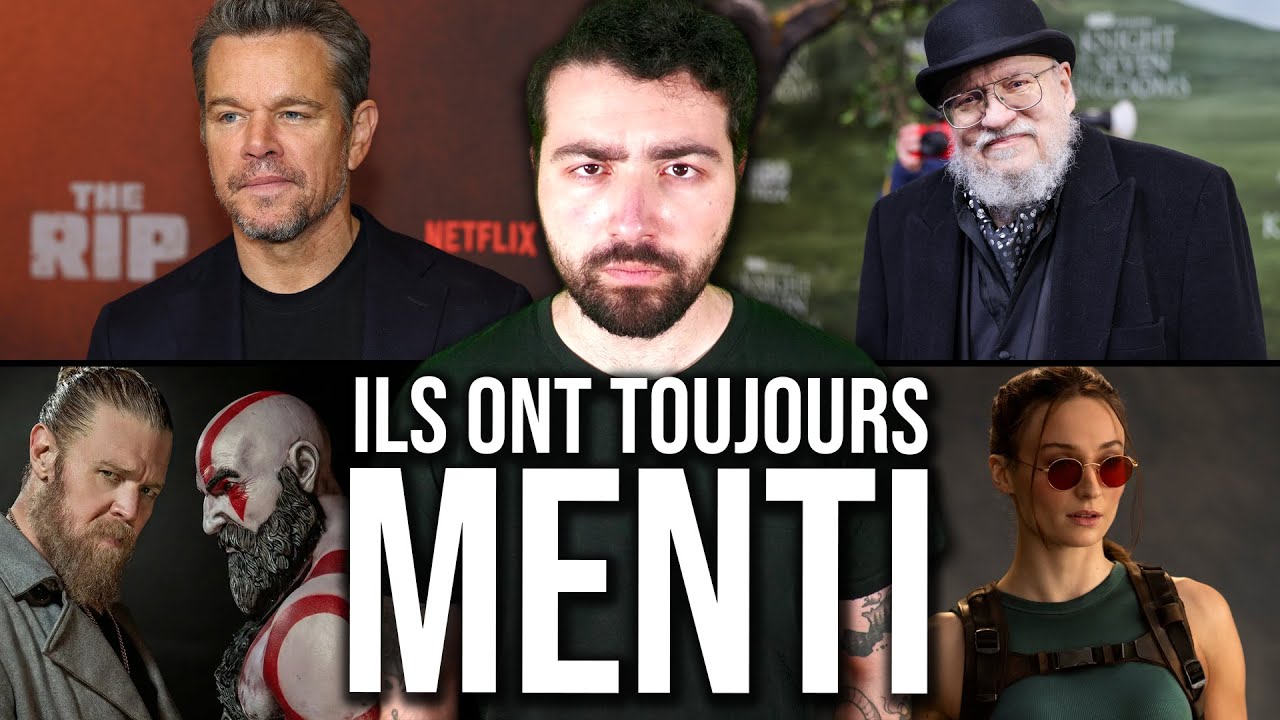 MATT DAMON révèle la vérité sur NETFLIX et GOD OF WAR casting ! (Lara Croft, George RR Martin ...)