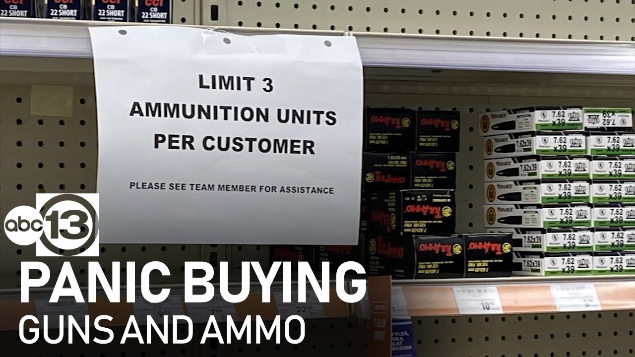 Guns and ammunition sales soar amid coronavirus panic buying