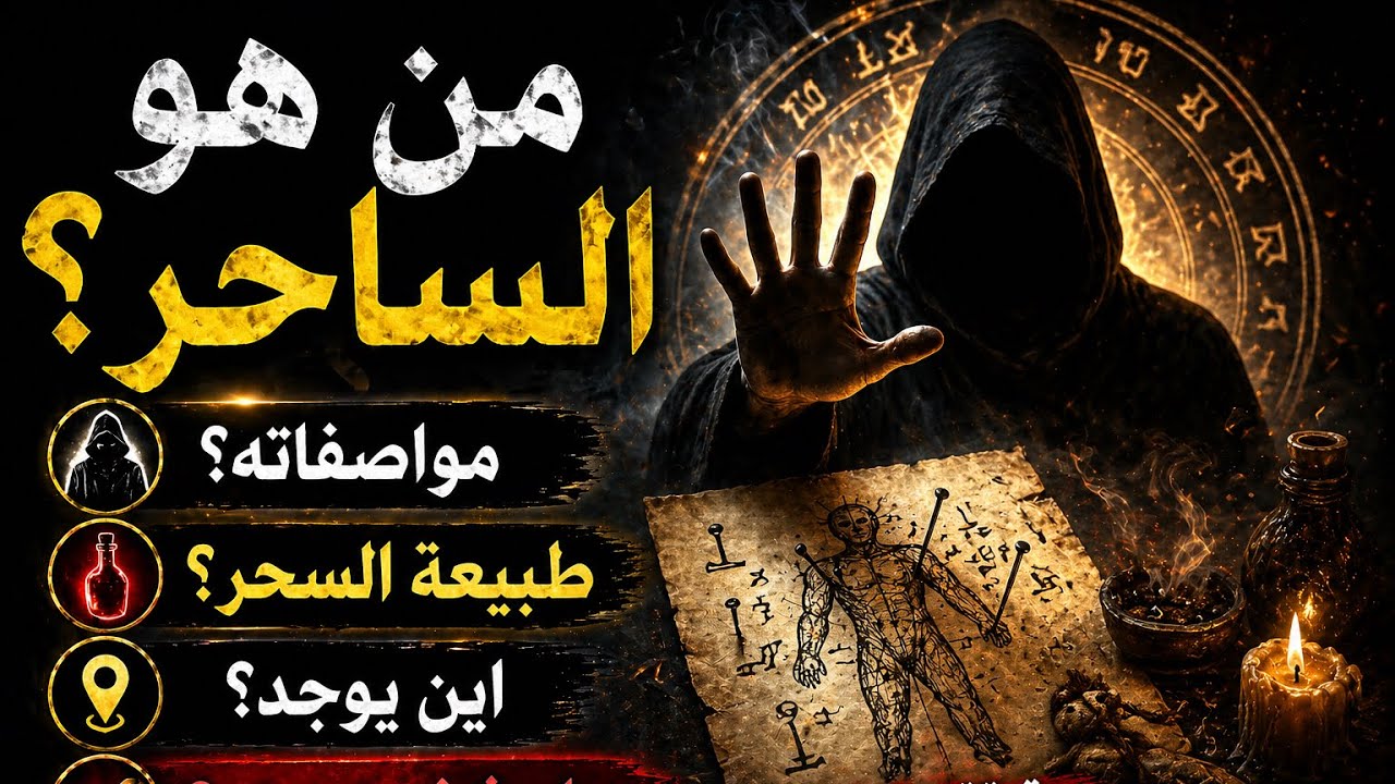 من هو الساحر؟ 🧌مواصفاته؟ 🧙‍♂️السبب؟ ⚔️طبيعة السحر؟ 🎍اين يتواجد؟ 🔮و هل شفيت منه؟🕯️