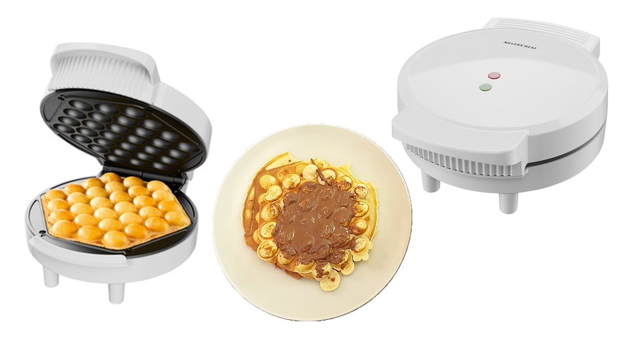 Silvercrest Bubble Waffle Maker SBDOM 1000 B1 Testing