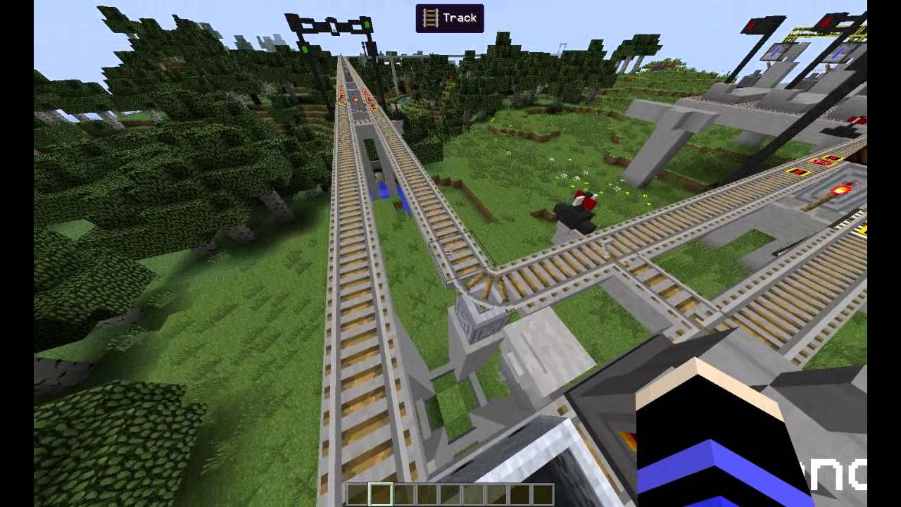 Railcraft Tutorial How to Keep Your Trains Apart