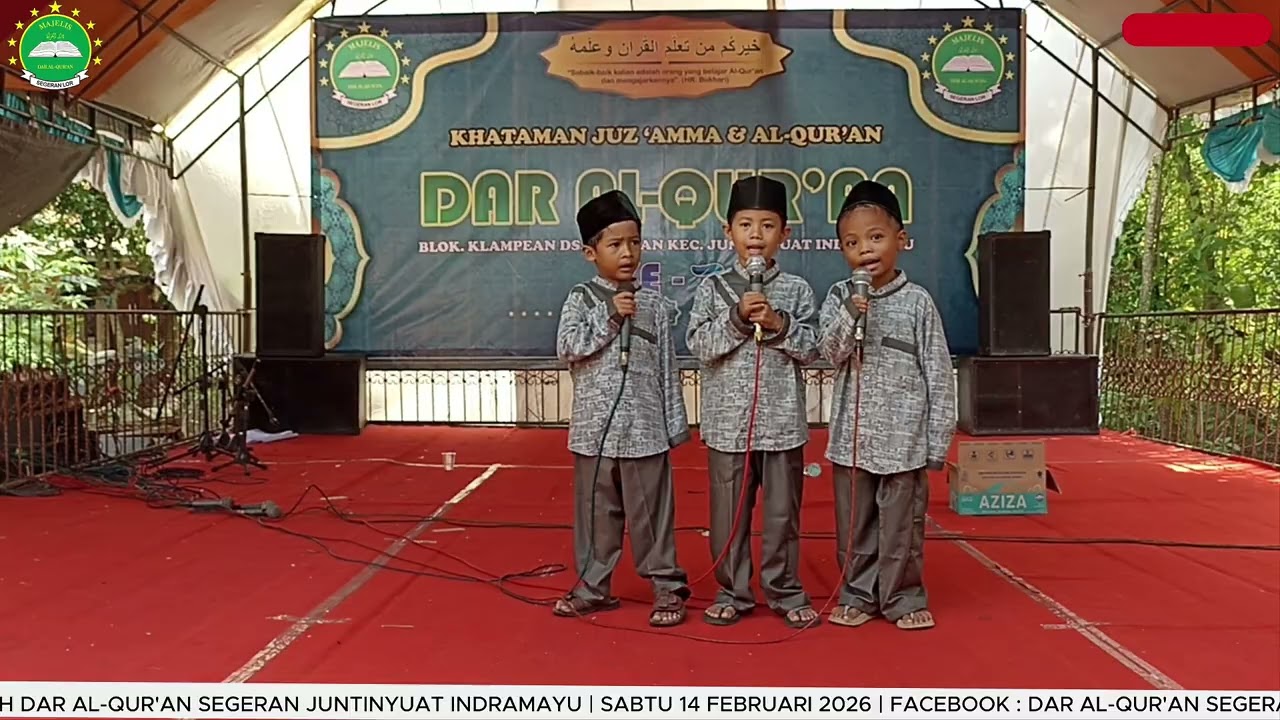 DO'A BANGUN TIDUR | ABIL, HANAN & AZMI | SANTRI DAR AL-QUR'AN KLAMPEAN SEGERAN