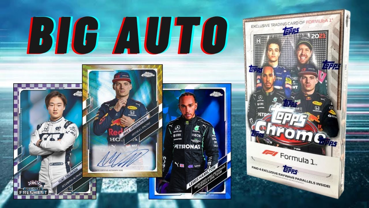 UNREAL PULLS! 2021 Topps Chrome Formula 1 Hobby Box
