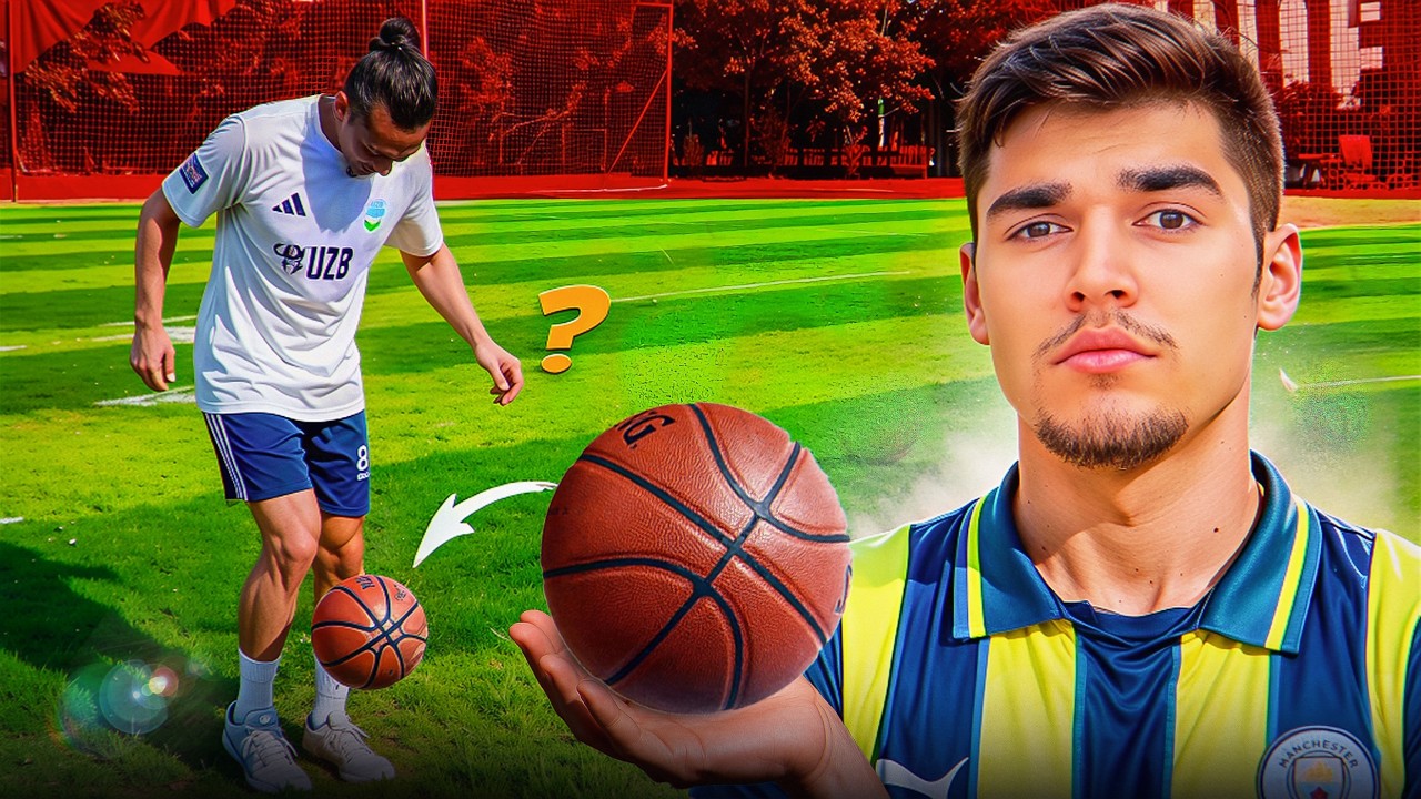 BASKETBOL TOPI BILAN FUTBOL O'YNASA NIMA BO'LADI !?