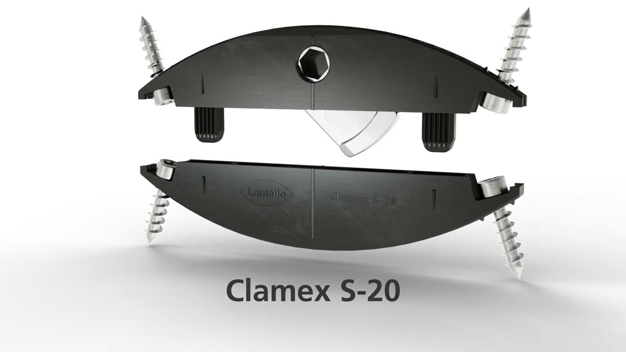 Lamello Clamex S-20 -Wiederlösbarer Möbelverbinder für die 4 mm Nut