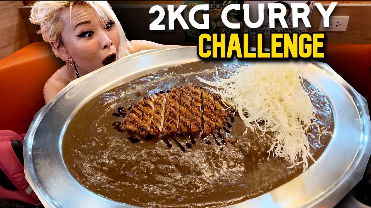 2KG CURRY CHALLENGE at Golden Curry in Bangkok, Thailand!! #RainaisCrazy