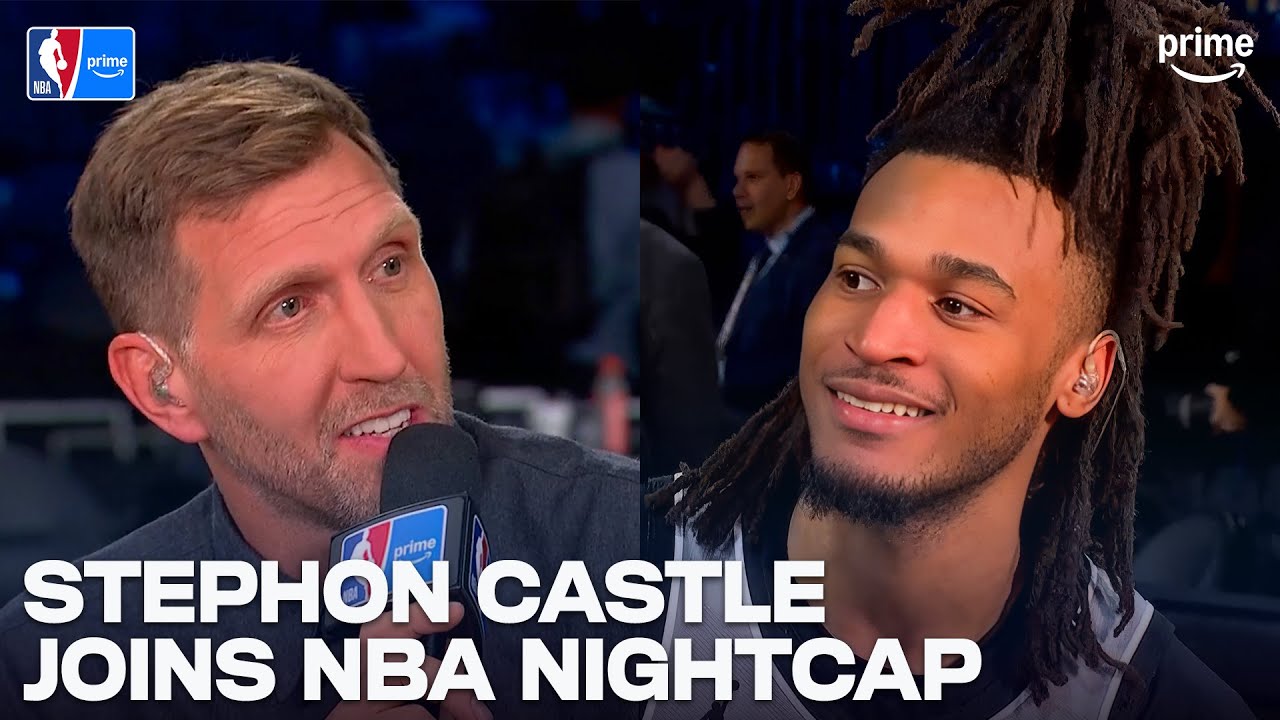 Stephon Castle Talks Spurs’ Thrilling Win vs. Thunder | NBA on Prime