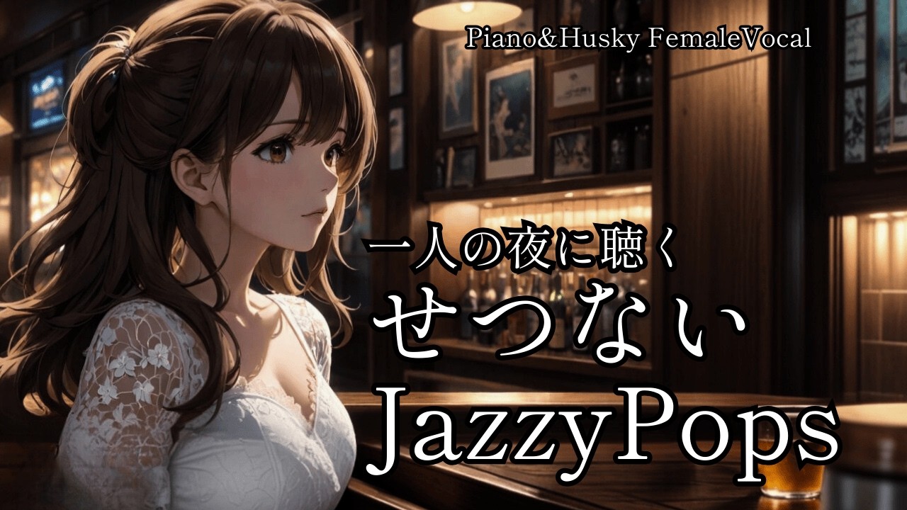 一人の夜に聴く せつないJazzy Pops｜ハスキー女性ボーカルが歌う極上のジャズバーBGM【作業用・リラクゼーション】HealingWoman358