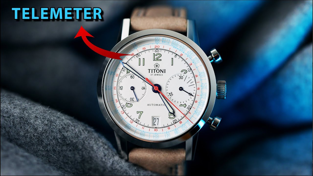 Cooler Vintage-Chrono mit Telemeter von TITONI