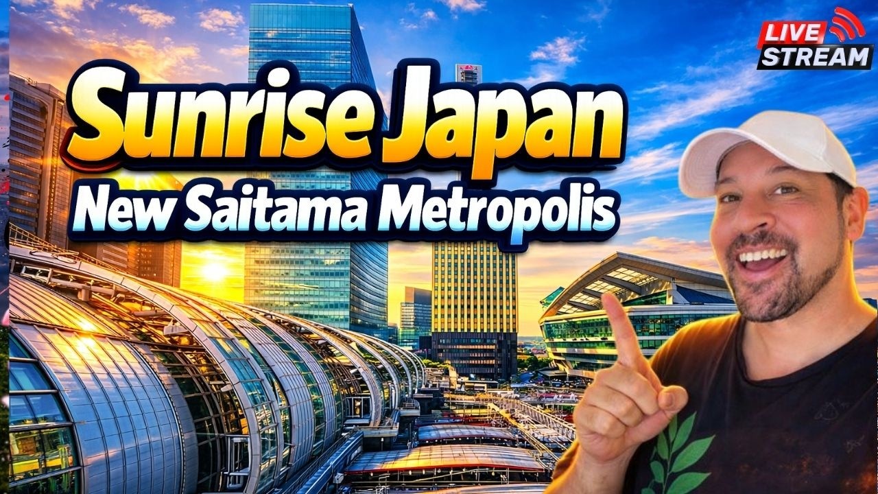 🇯🇵 Japan Live - Saitama Shintoshin Metropolis City