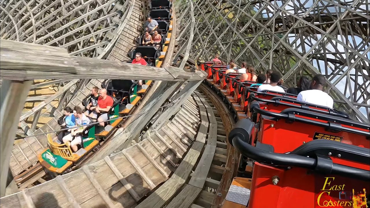 Lightning Racer POV 4K Back Row 60fps Hersheypark, PA