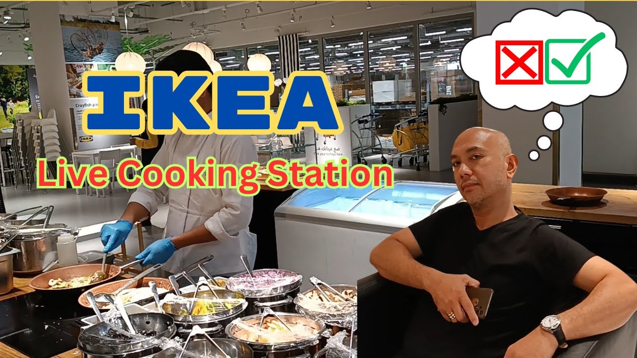We tried IKEA Live cooking pasta station