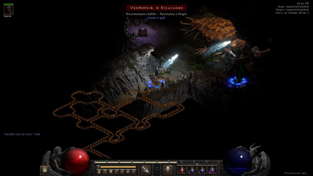 Diablo II resurrected - encontrando o cajado dos reis