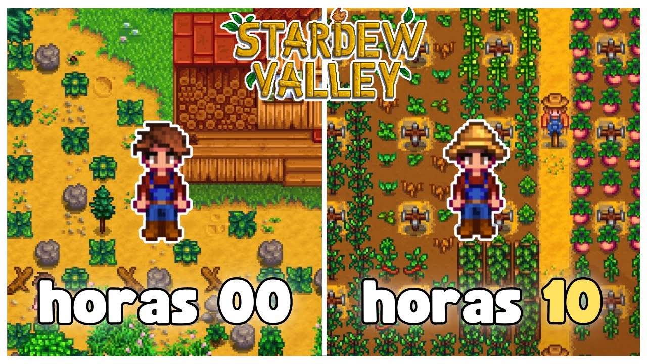 Até onde posso chegar em 10 HORAS de Stardew Valley?