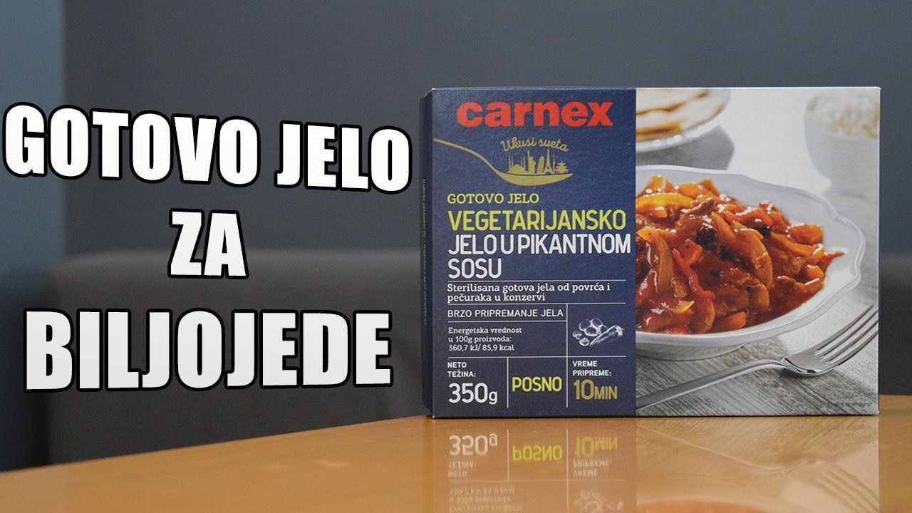 CARNEX UKUSI SVETA - VEGETARIJANSKO JELO U PIKANTNOM SOSU