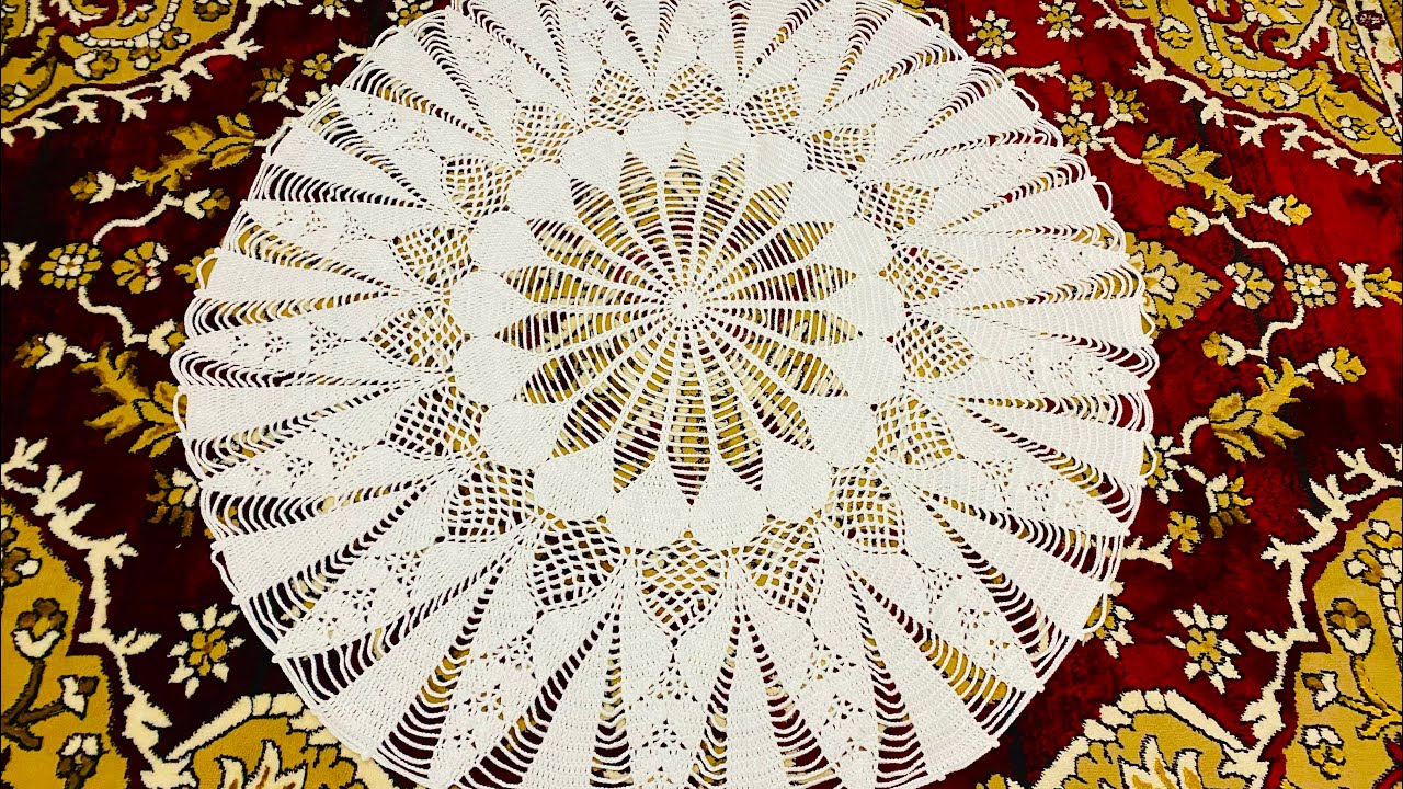 这款勾织的台饰太精美酷吧This crocheted table decoration is so beautiful and cool🥷🔥