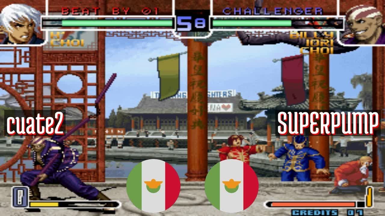 King of Fighters 2002 (FT10) - cuate2 (MX) vs SUPERPUMP (MX) - 2021-07-26