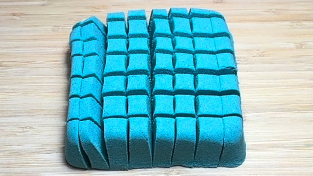 Aqua Blue Kinetic Sand ASMR Compilation 