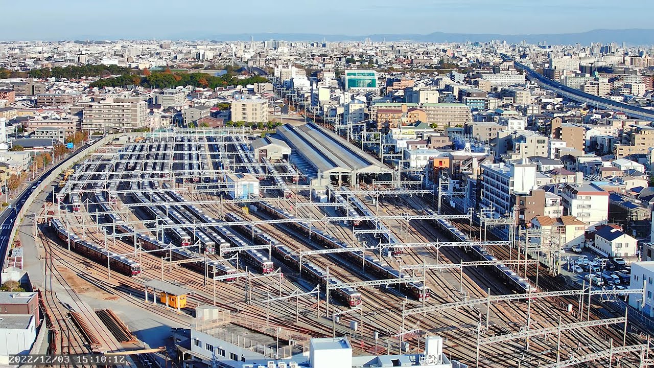 2026/02/06 15:02 阪急電車 神戸線 西宮車庫 西宮北口 ライブカメラ 5 名神高速