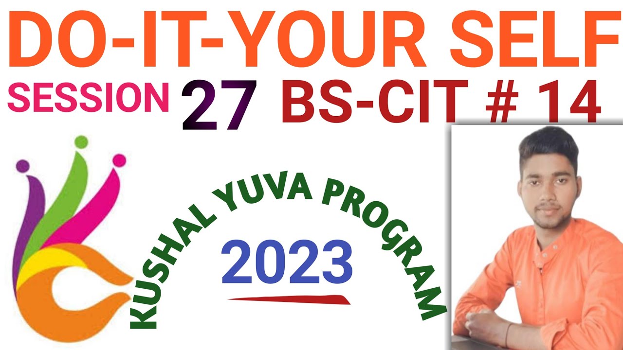 Do It Yourself Session 27 || Bs cit 14 | By Ahsan @GENIUSOFFICIAL423
