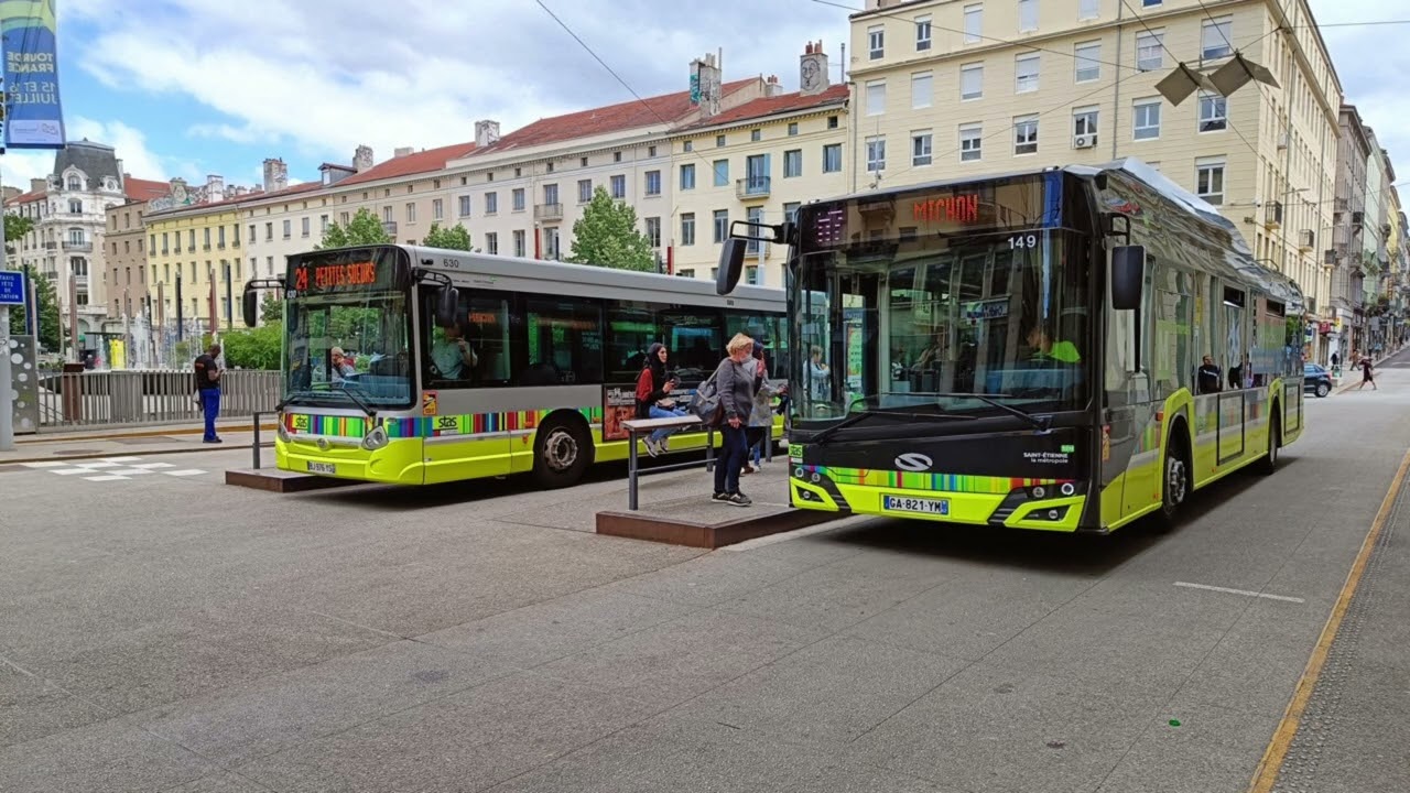 photos bus et tram stas