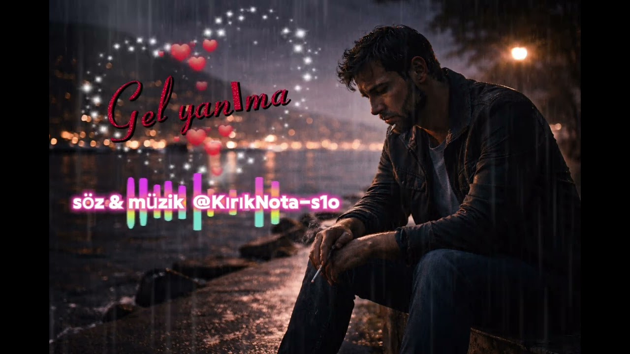 Gel Yanıma – Sensiz Yaşanmıyor 💔 | Duygusal Aşk Şarkısı (Lyric Video)