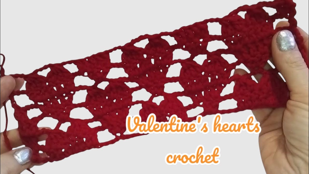 Häkelanleitung Herzmuster Valentinstag