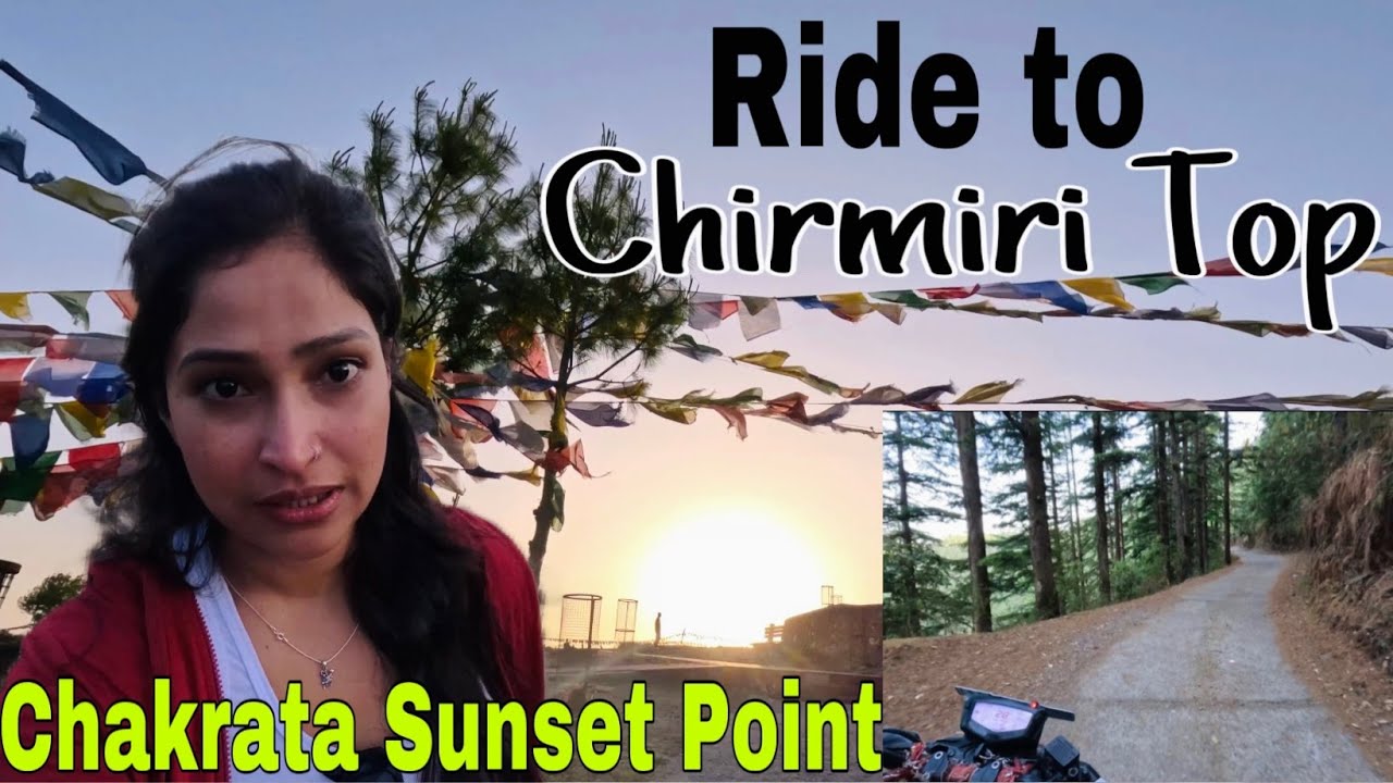 Chasing sunsets from Chirmiri Top….Chakrata,nature coverd roads @wandererqueenyash