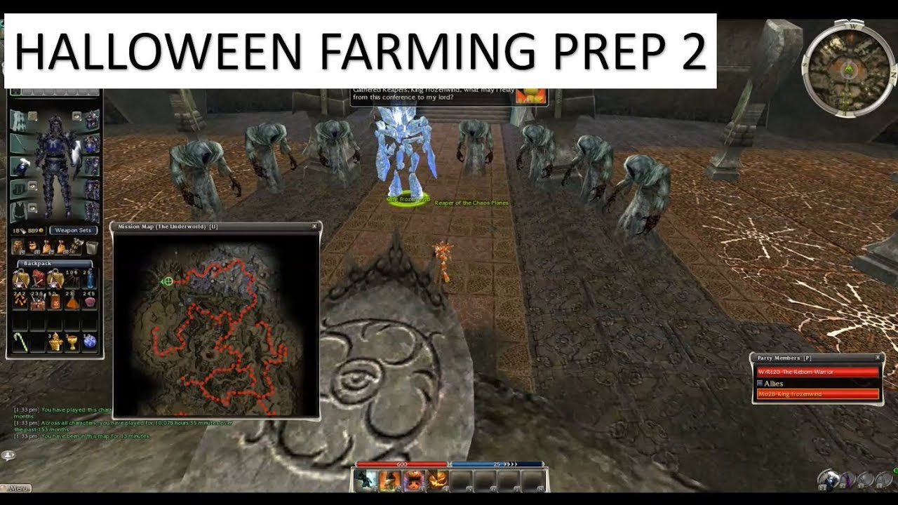 Halloween Skeleton Farm Prep - Don't Fear The Reapers Quest