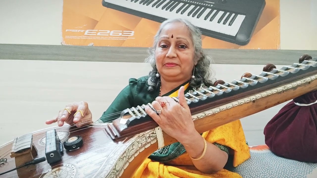 Gori Tera Gaon Bada Pyaara / Hindi Film Song on Veena @mangala_999 