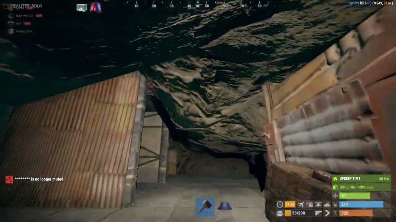 Rust Build - Cave Base - Solo 2x